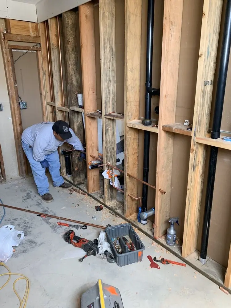 Commercial rough-in plumbing for Water Heater Replacement in Fortson